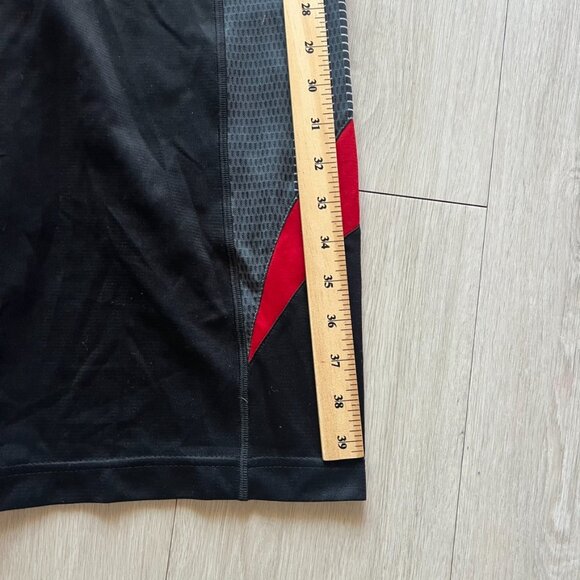 vintage y2k adidas track pants Men’s Medium Black Red Baggy Workout Running - Picture 7 of 8